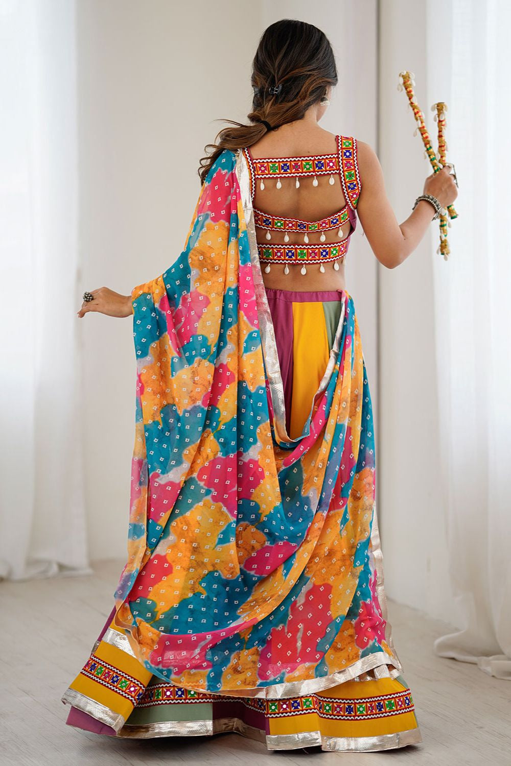 Pink Rayon Navratri Chaniya Choli SFROY555101R