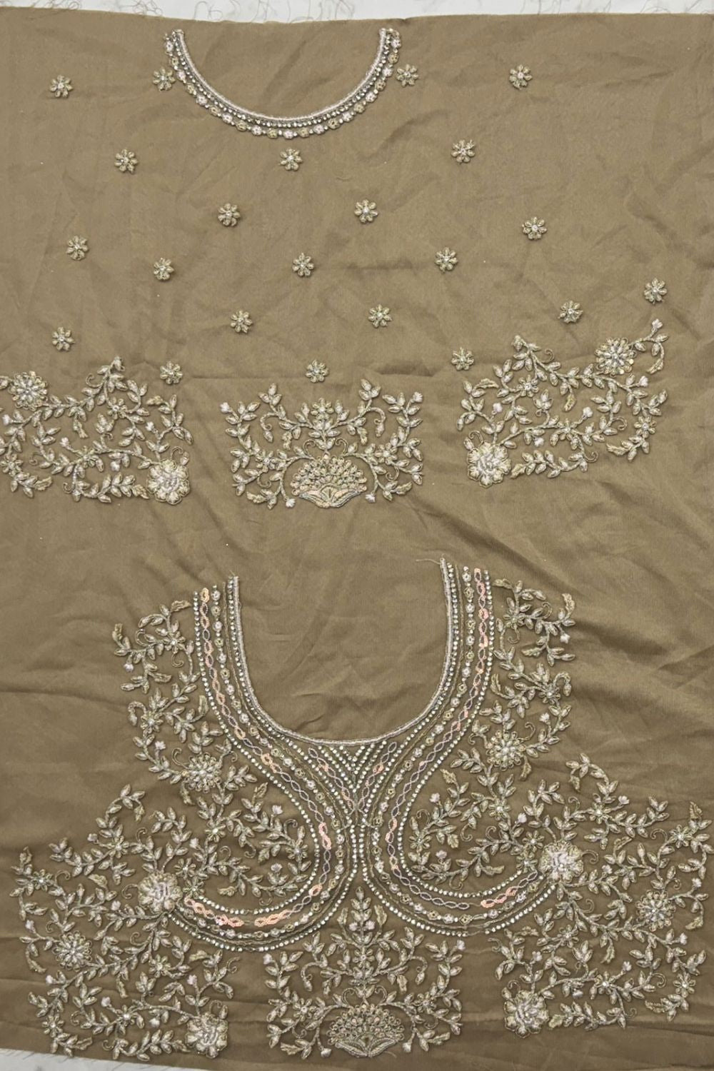 Golden Net Party Lehenga Choli SFANJ3127