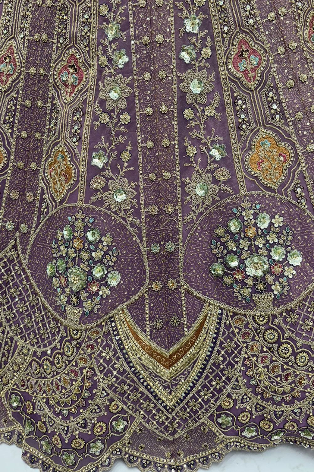 Pink Organza Lehenga Choli - SFANJ3210