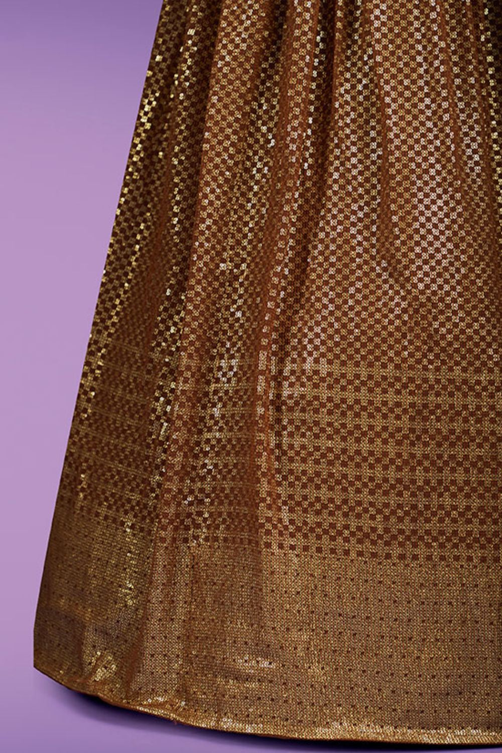 Brown Sangeet Ceremony Georgette Lehenga Choli SFARY16105