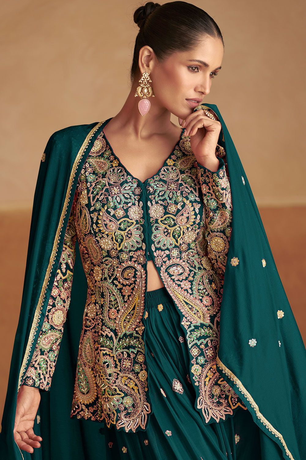 Green Other Salwar Kameez - SFSMT49402R