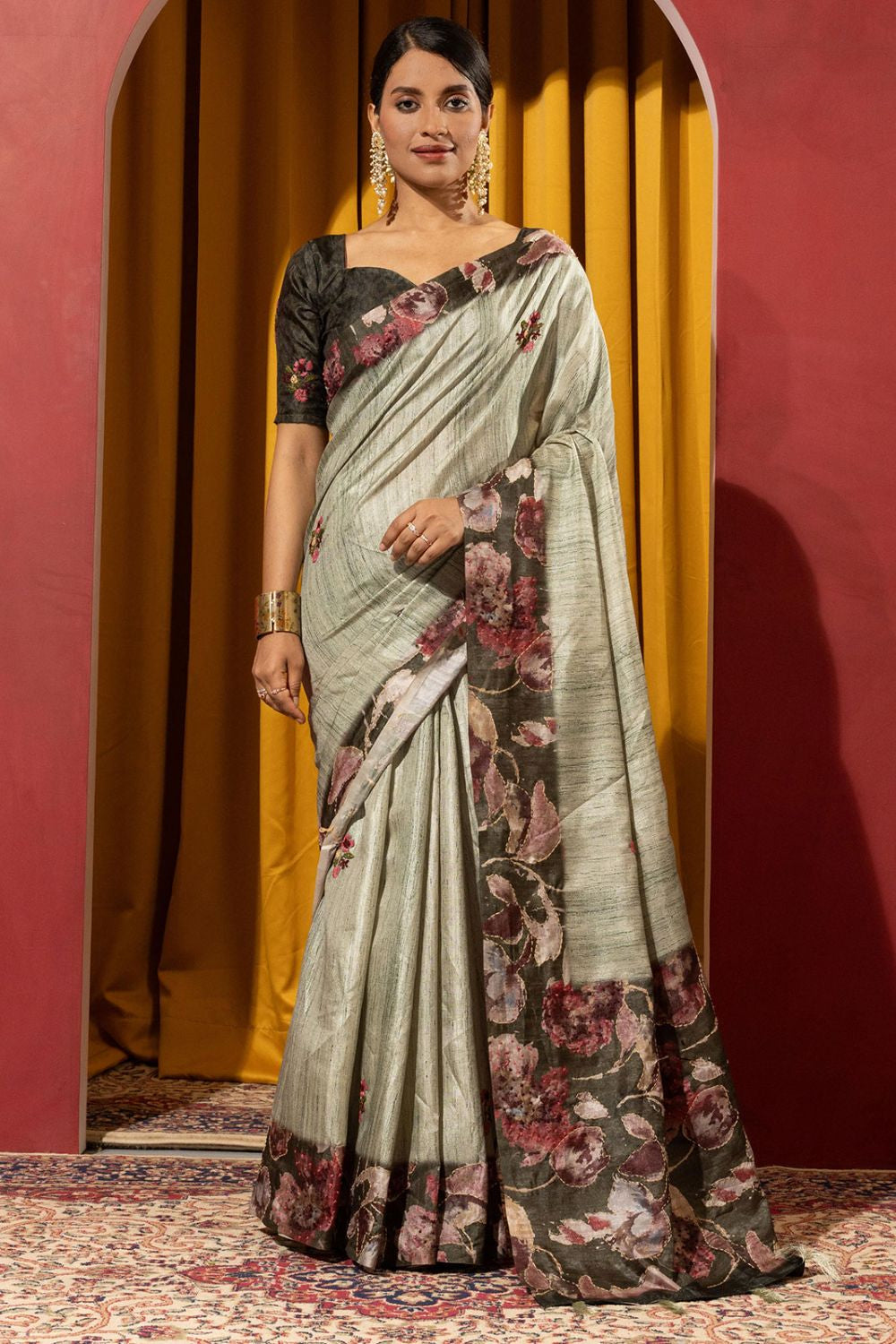 Green Silk Sarees For Wedding Ceremony SFSDR1805