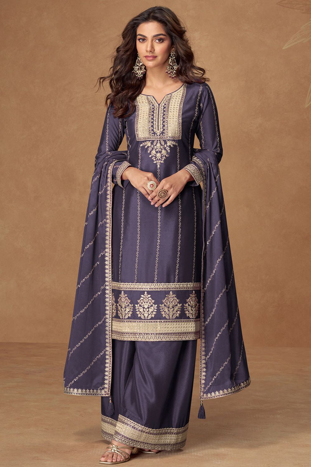 Purple Versatile Silk Salwar Kameez SFYS156302R