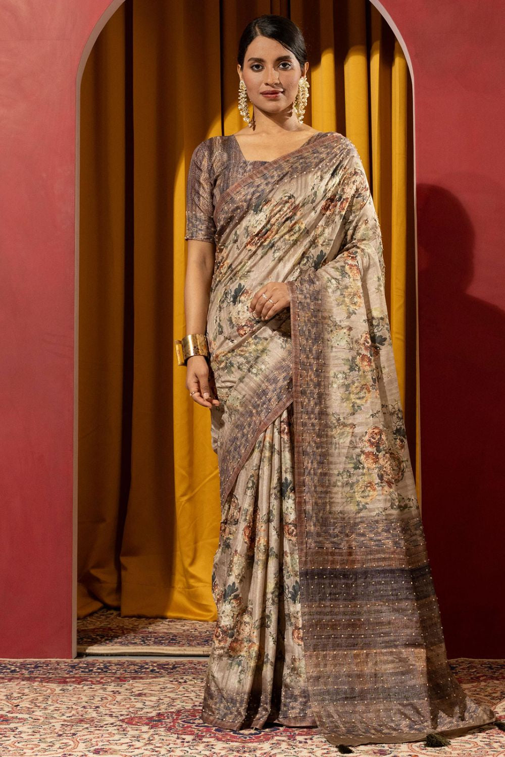 Yellow Silk Sarees For Wedding Ceremony SFSDR1804