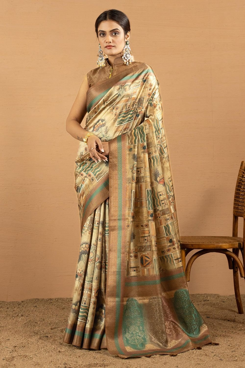 Yellow Jacquard Silk Sarees For Partywear SFSDR1702