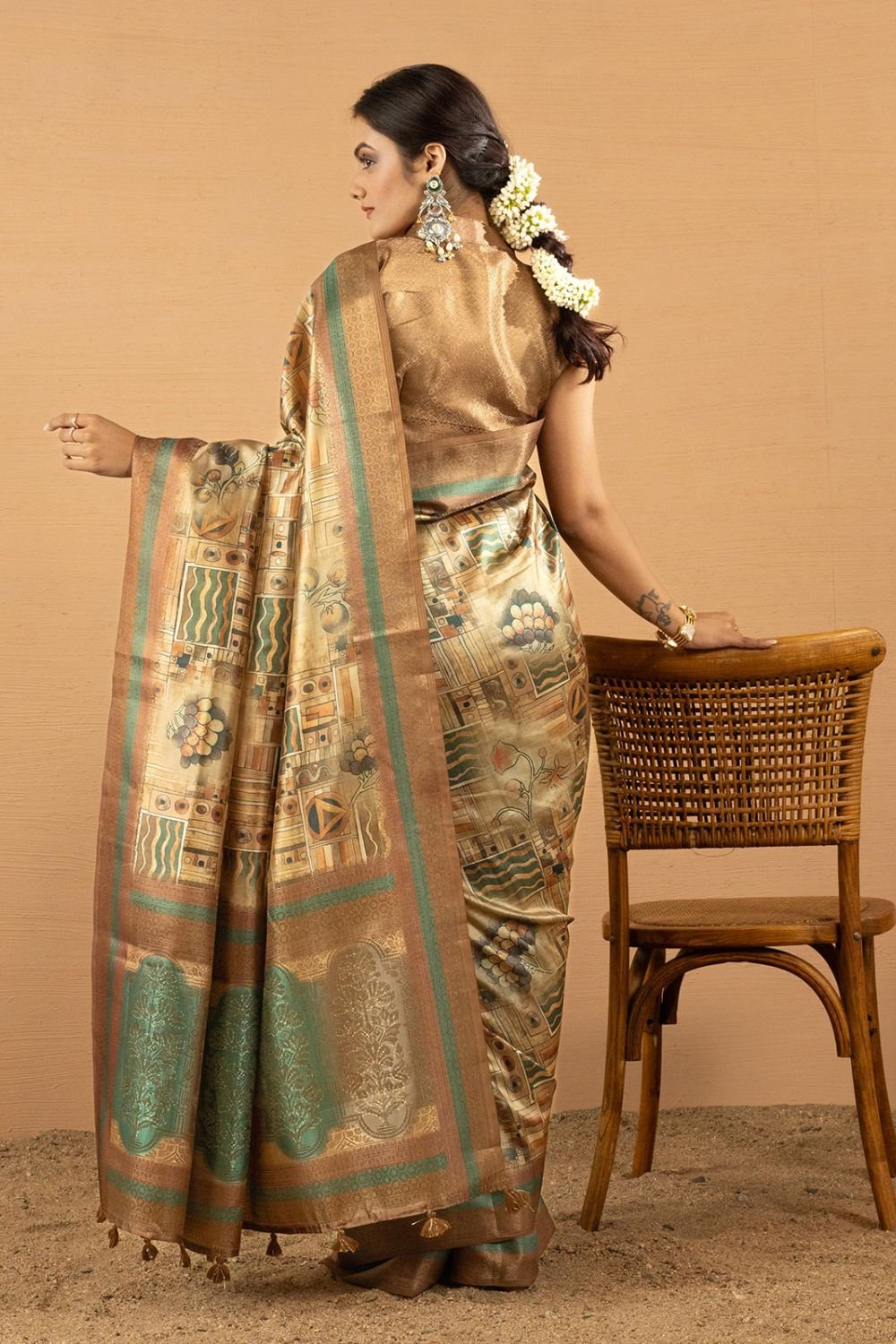 Yellow Jacquard Silk Sarees For Partywear SFSDR1702