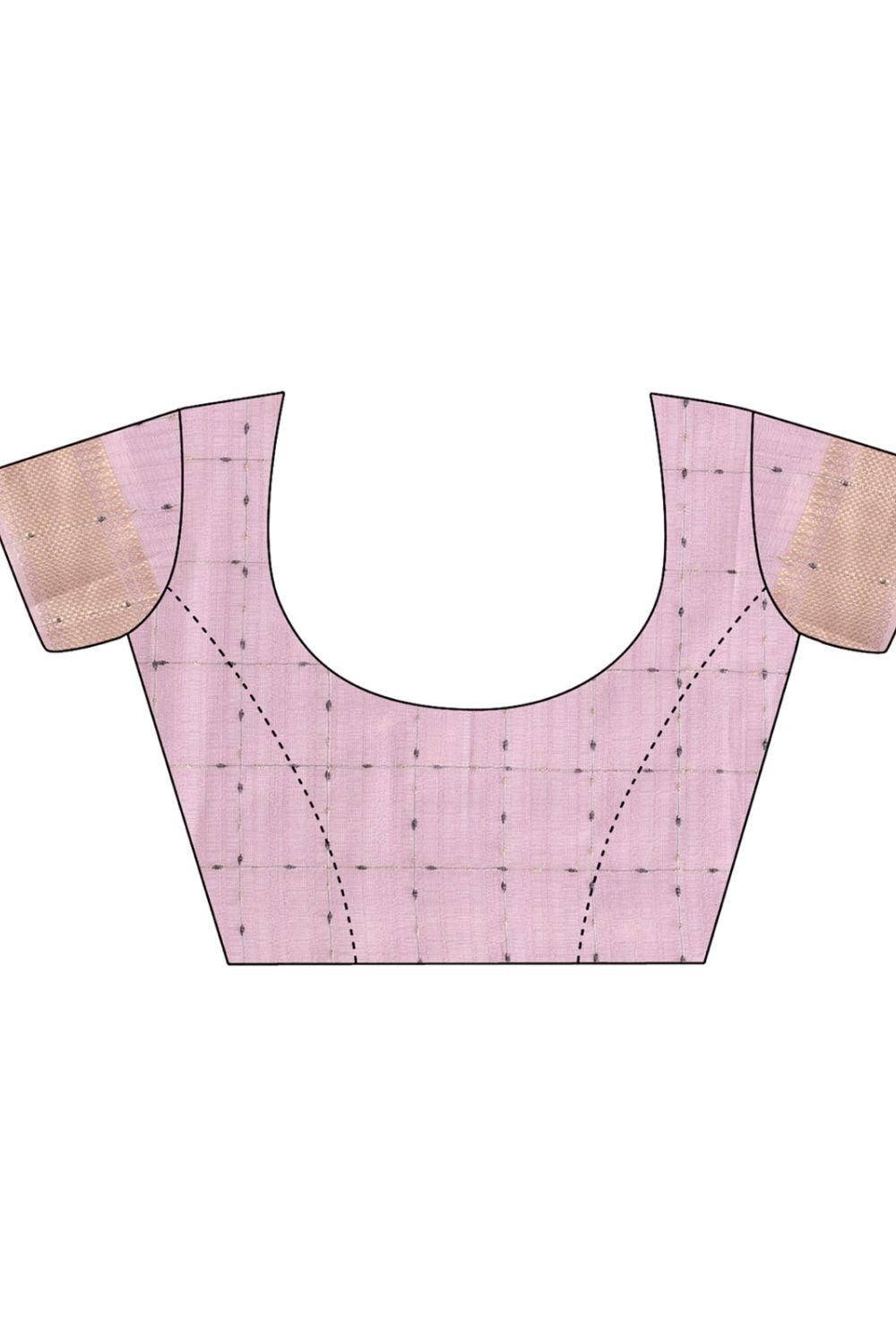 Pink Sleek Organza Casual Sarees With Blouse SFAST11605