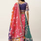 Slim Multicolor Embroidery Silk Lehenga SRROY369402 - Siya Fashions