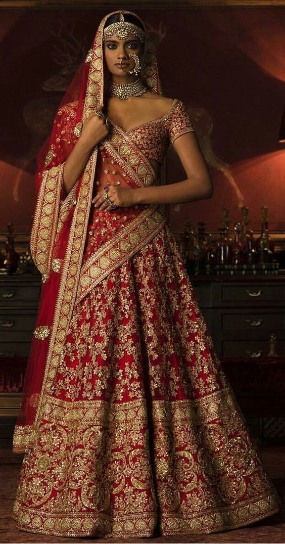 Exclusive Royal Bridal Lehenga Set In Red SIYA4009INS – Siya Fashions