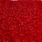 Red Sequin Evening Net Party Leheng Choli SFHST2301 - Siya Fashions