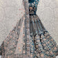 Blue Royal Velvet Indian Bridal Lehenga Zircon Stone Work SFANJ1350 - Siya Fashions
