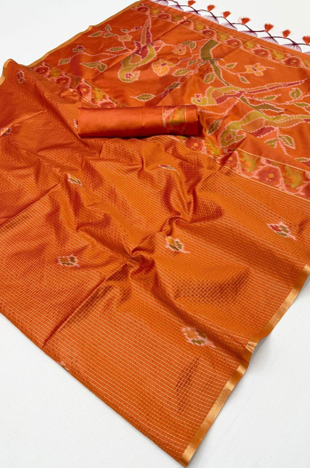 Orange Silk Sarees - SFSJDN44201