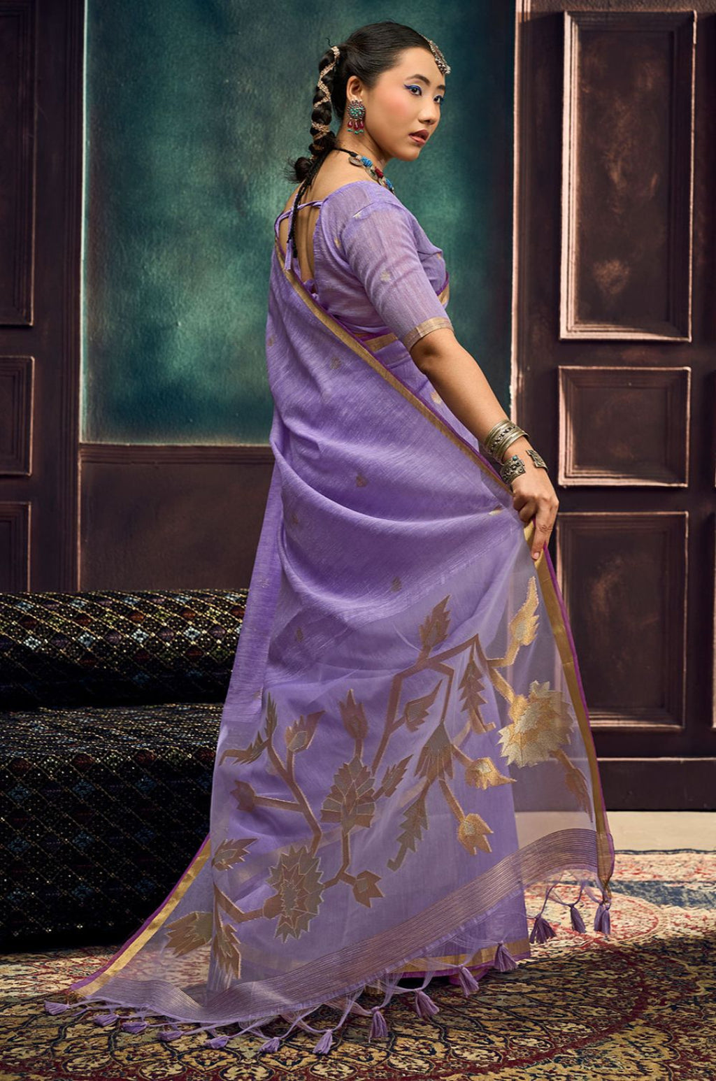 Purple Silk Sarees - SFSJDN45201