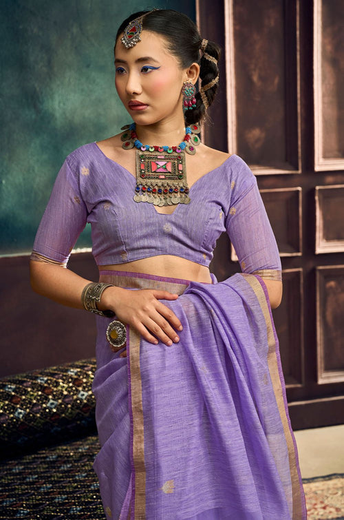 Purple Silk Sarees - SFSJDN45201