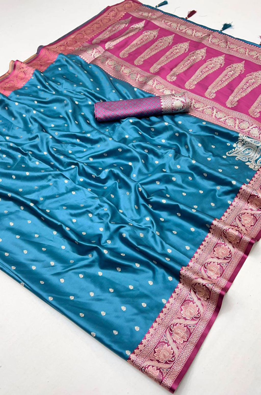 Firozi Silk Sarees - SFSJDN44001