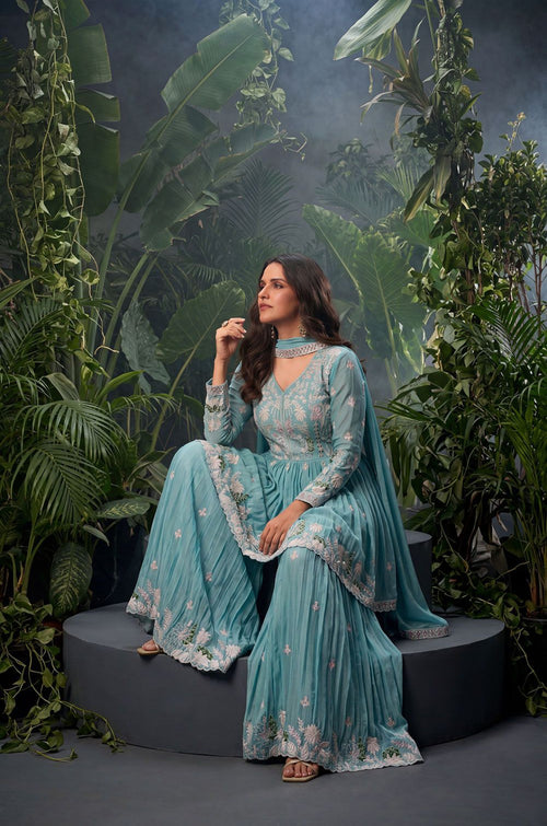 Blue Other Salwar Kameez - SFEDC32102R