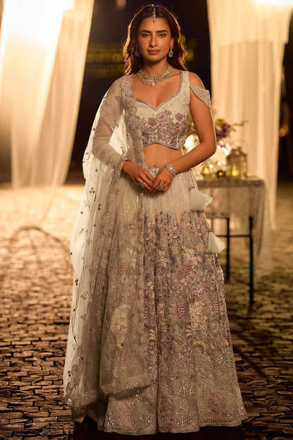 White Net Lehenga Choli - SFYS168304R