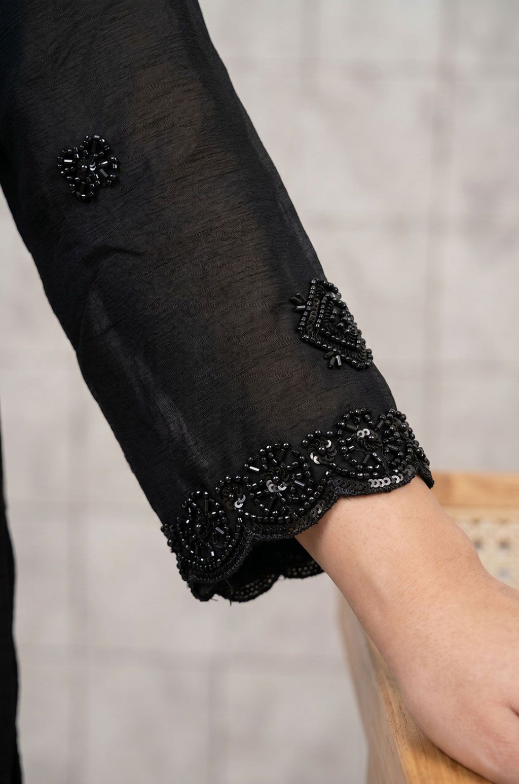 Black Other Salwar Kameez - SFEDC30701R