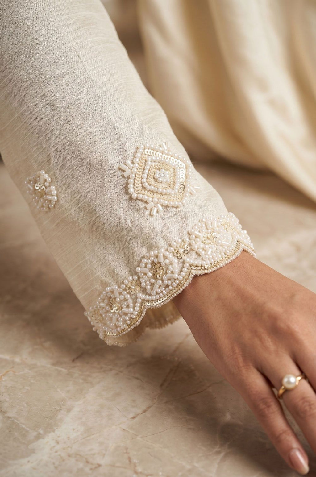 White Other Salwar Kameez - SFEDC30702R