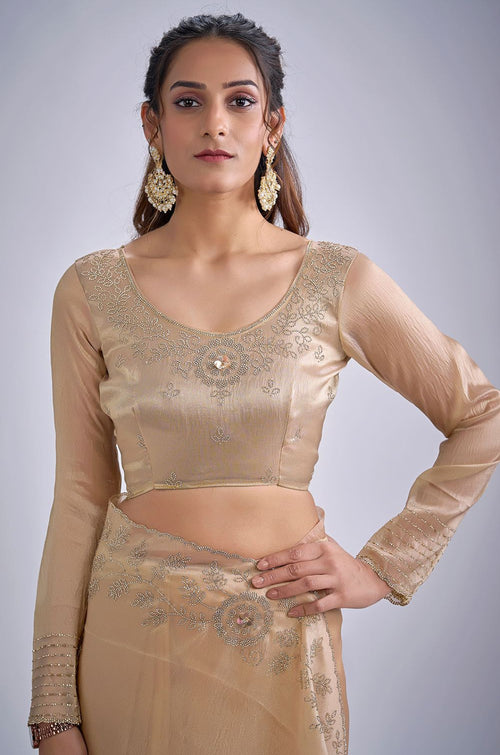 Beige Kanjivaram Sarees - SFSA571701