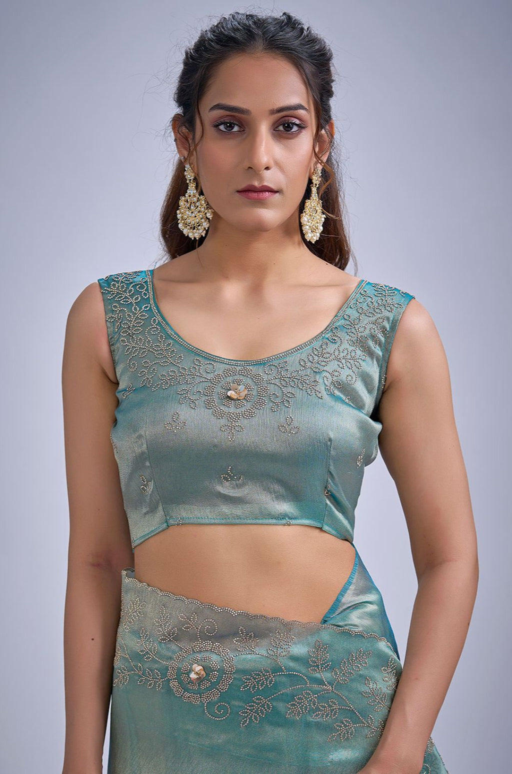 Turquoise Kanjivaram Sarees - SFSA571702