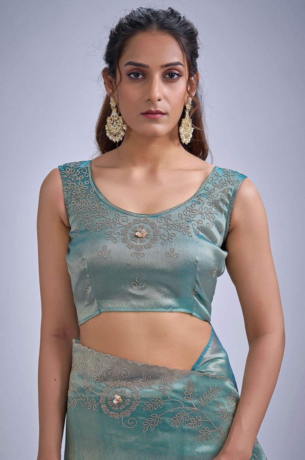 Turquoise Kanjivaram Sarees - SFSA571702