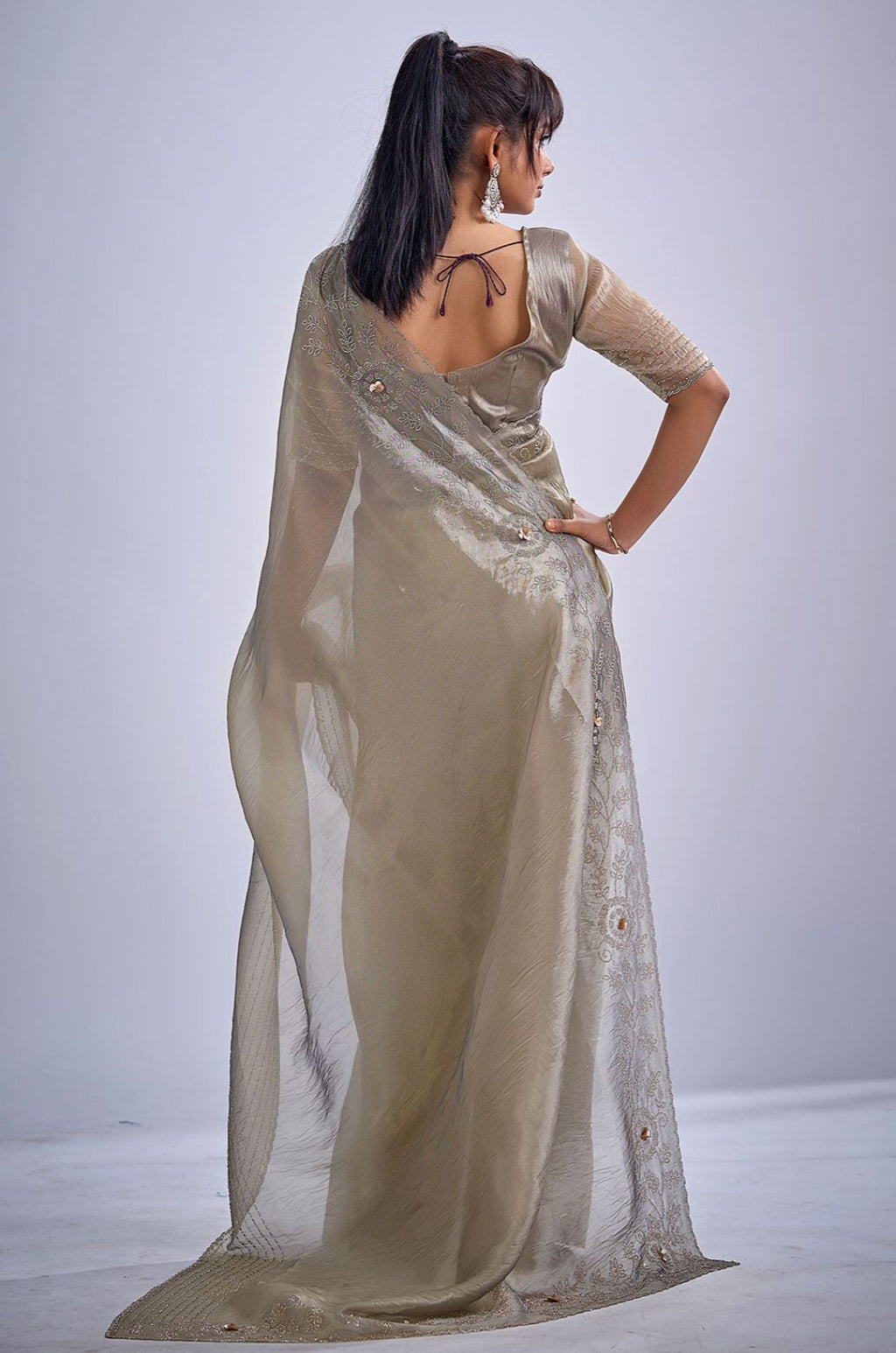 Grey Kanjivaram Sarees - SFSA571705