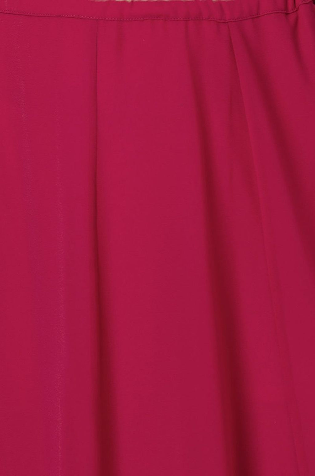 Magenta Georgette Lehenga Choli - SFZC4204