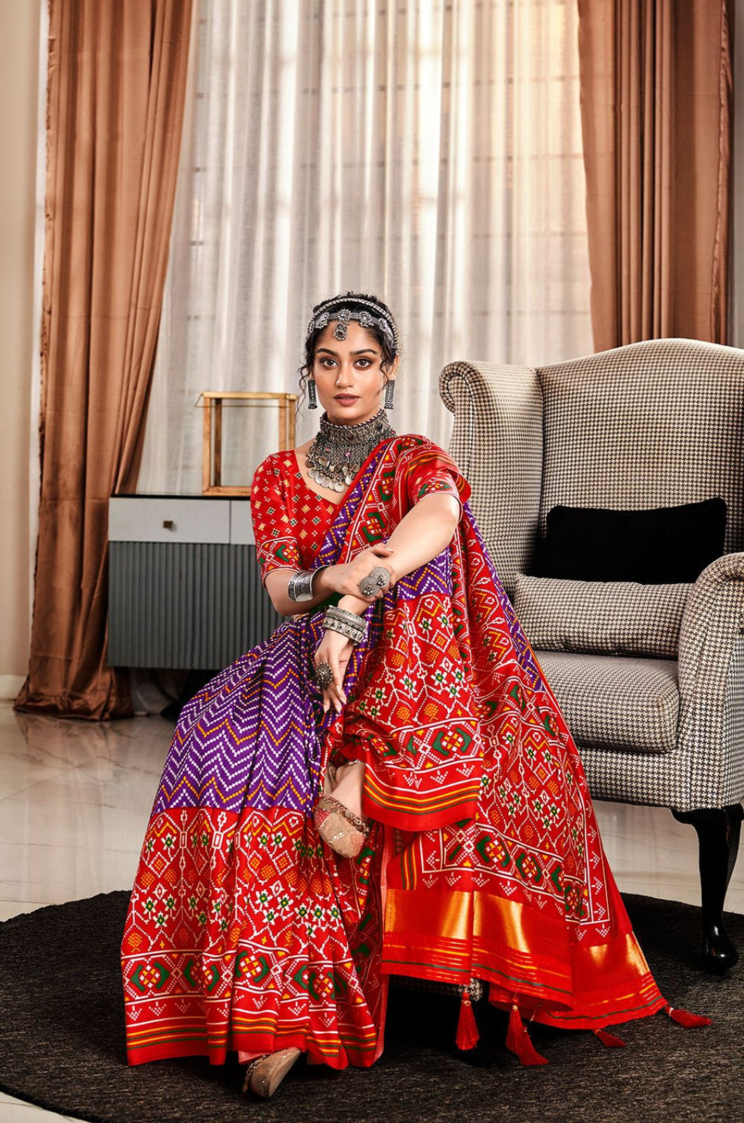 Purple Silk Sarees - SFSA575001