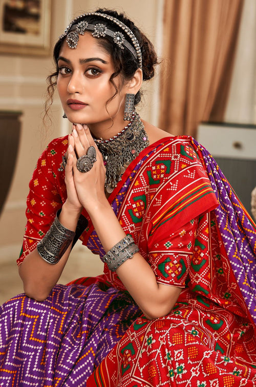 Purple Silk Sarees - SFSA575001