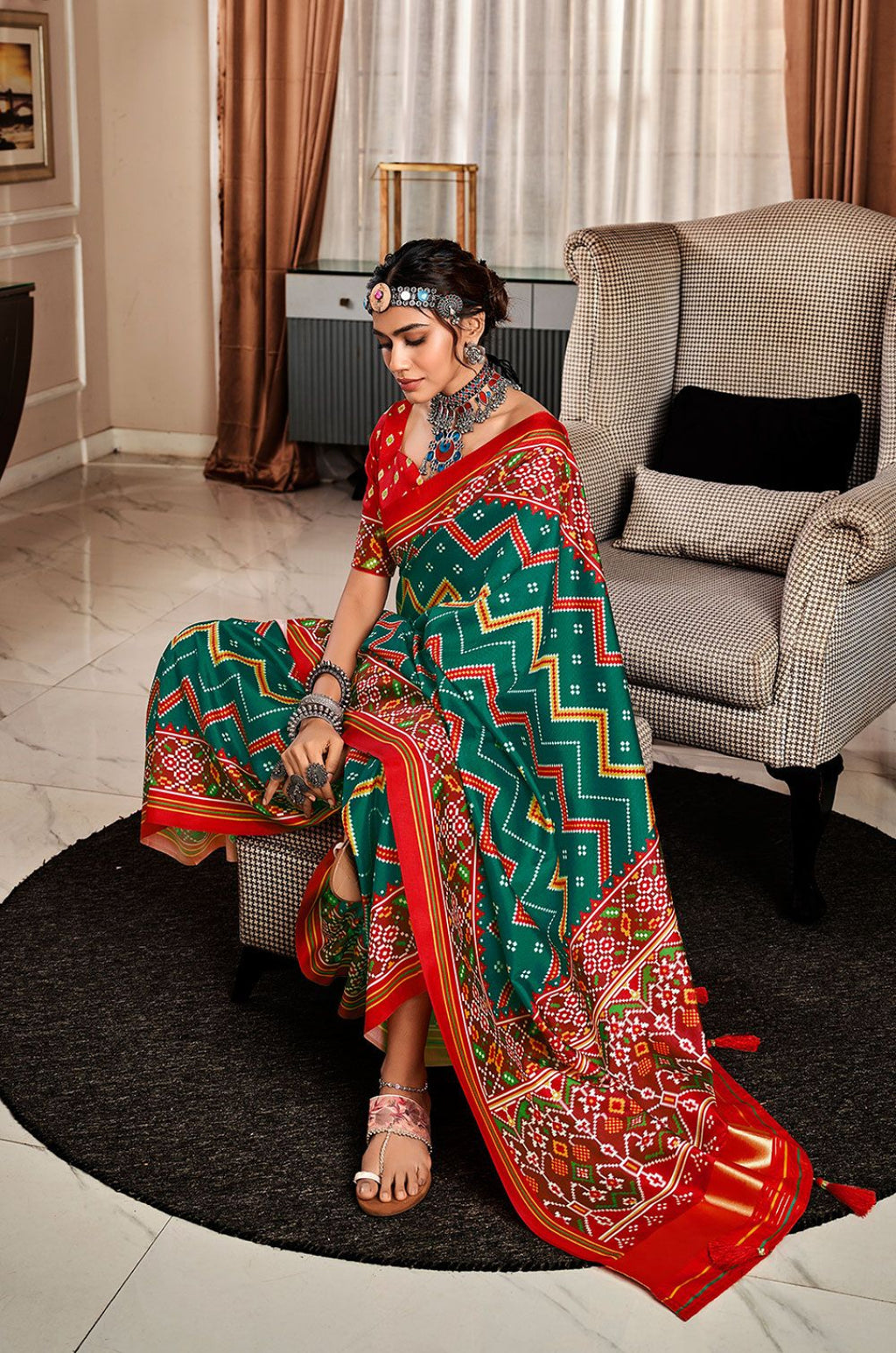 Green Silk Sarees - SFSA575005