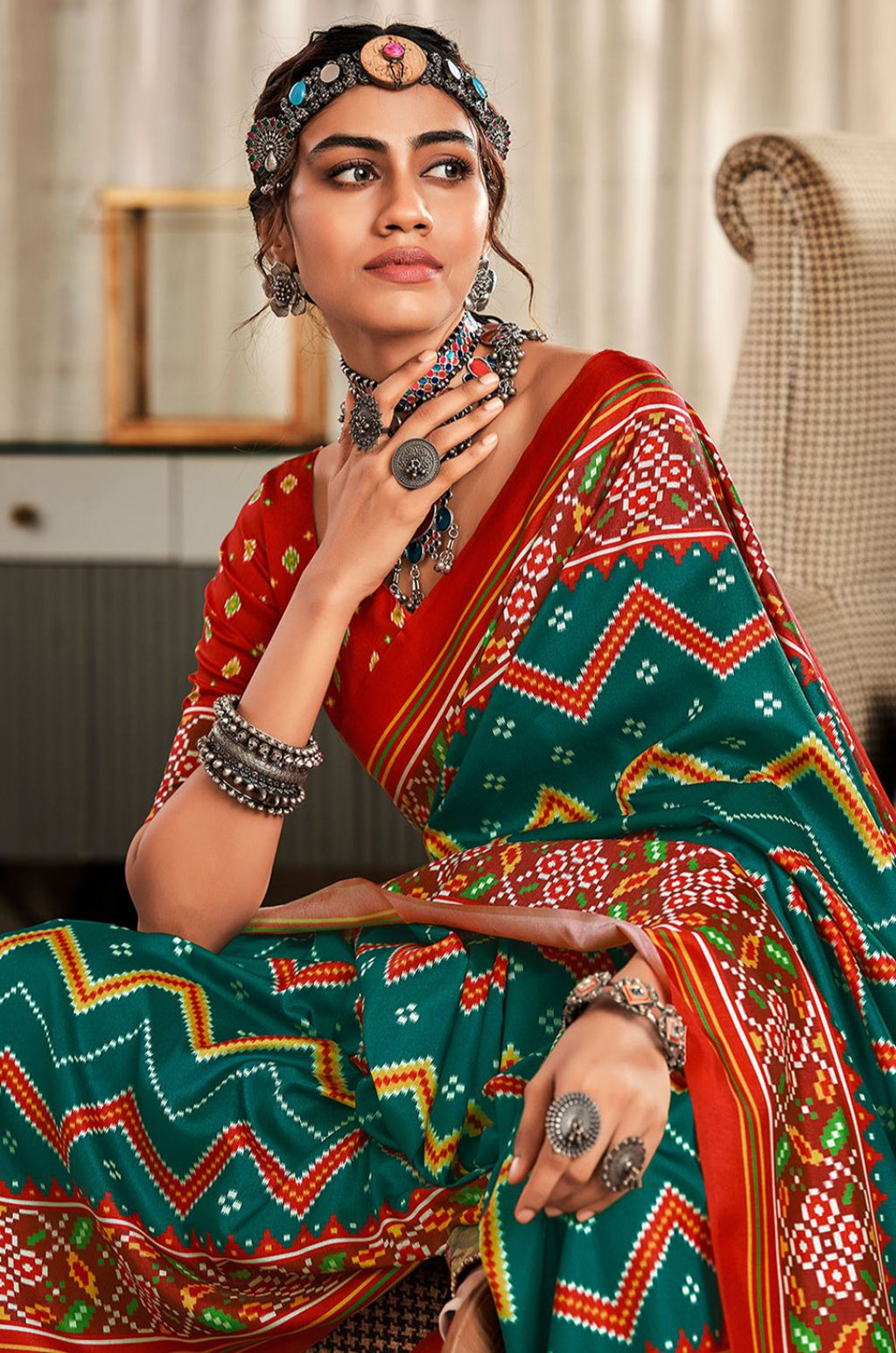 Green Silk Sarees - SFSA575005