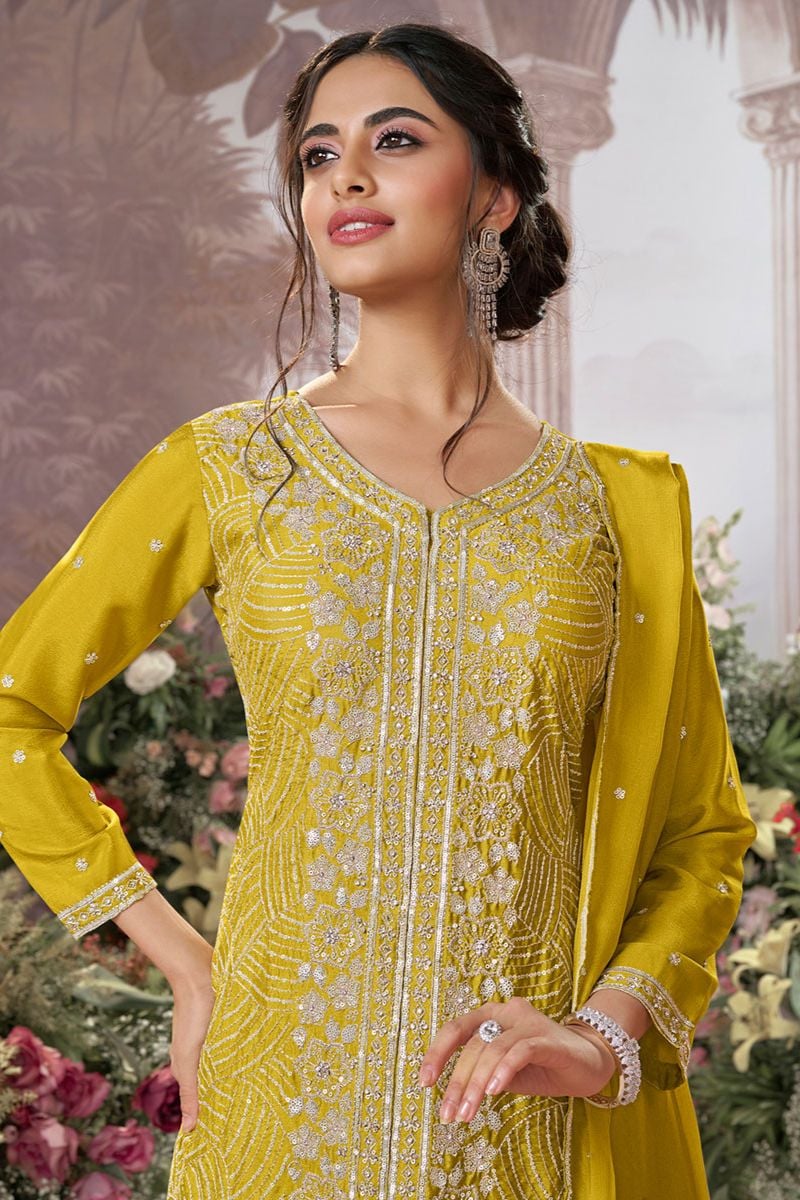 Yellow Other Salwar Kameez - SFVNF2103R