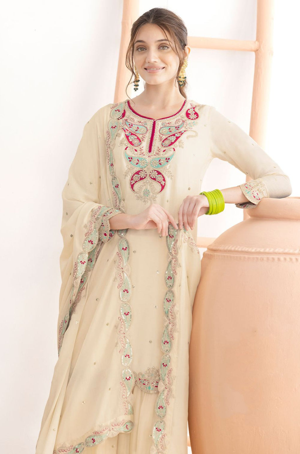 Off White Other Salwar Kameez - SFSA561401R