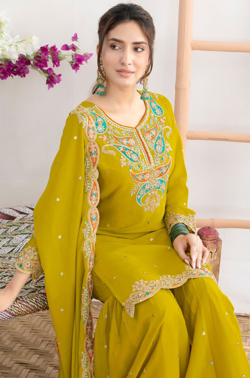 Green Other Salwar Kameez - SFSA561402R
