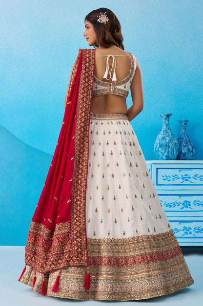 White Other Lehenga Choli - SFROY571810