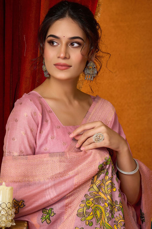 Pink Cotton Sarees - SFSJDN46202
