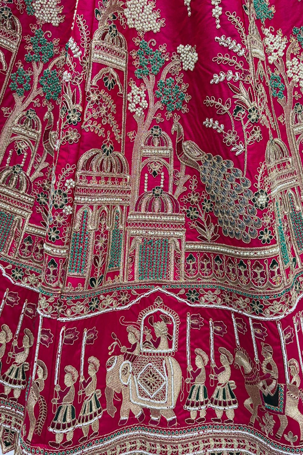 Pink Silk Lehenga Choli - SFANJ3226