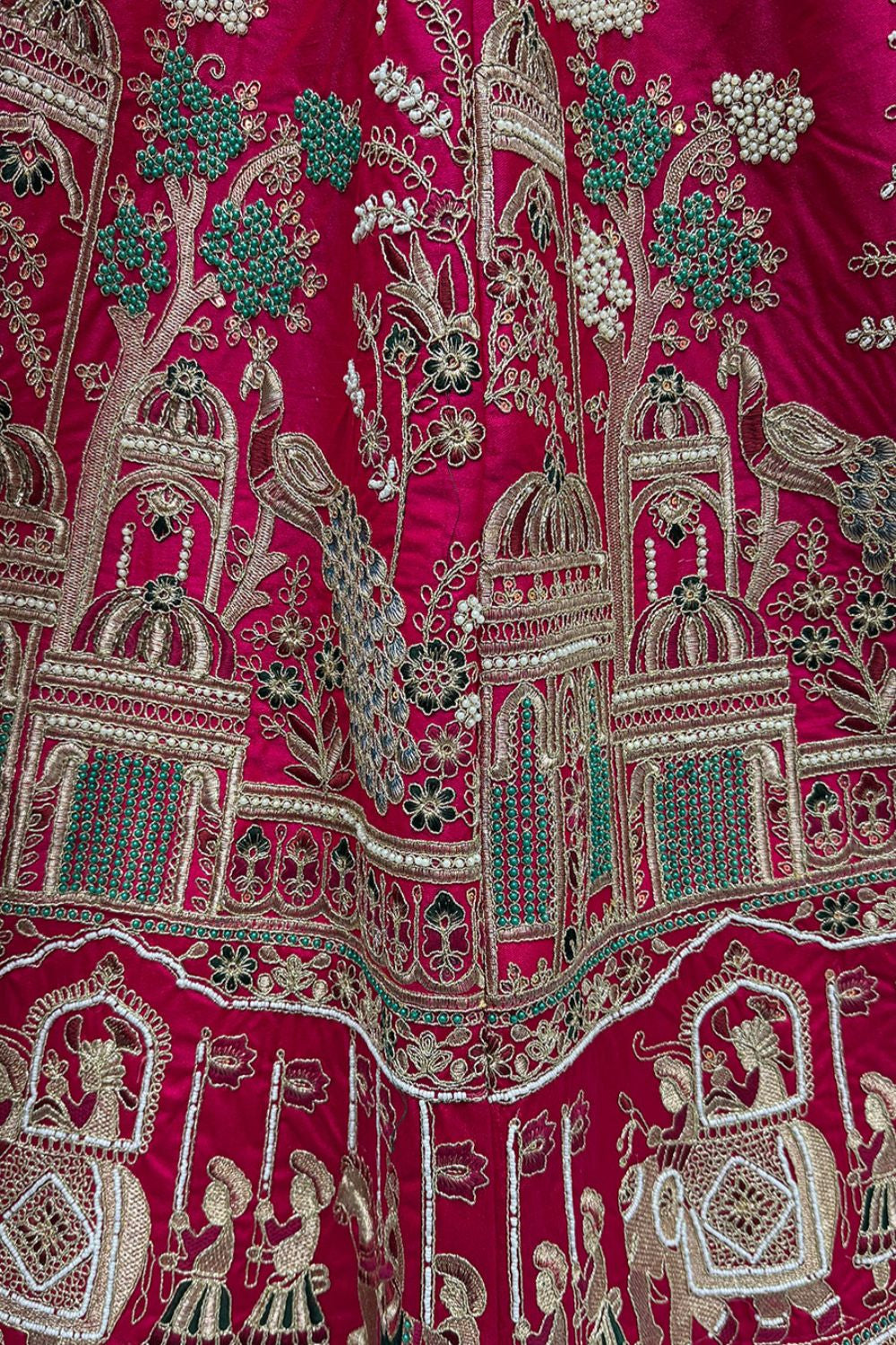 Pink Silk Lehenga Choli - SFANJ3226