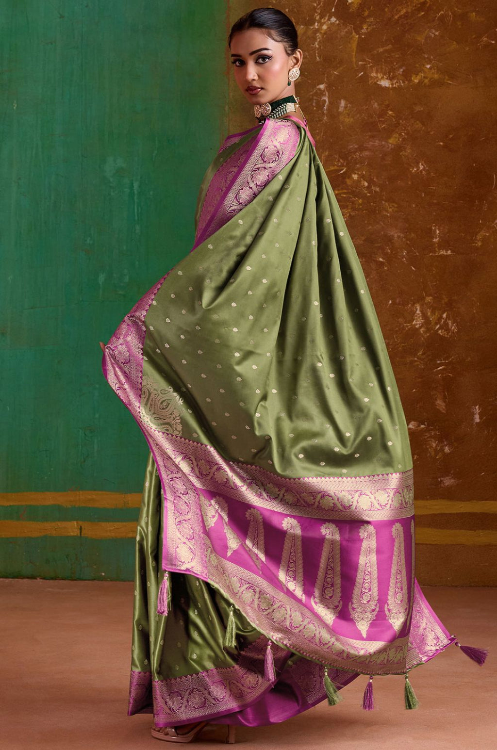 Green Silk Sarees - SFSJDN44003