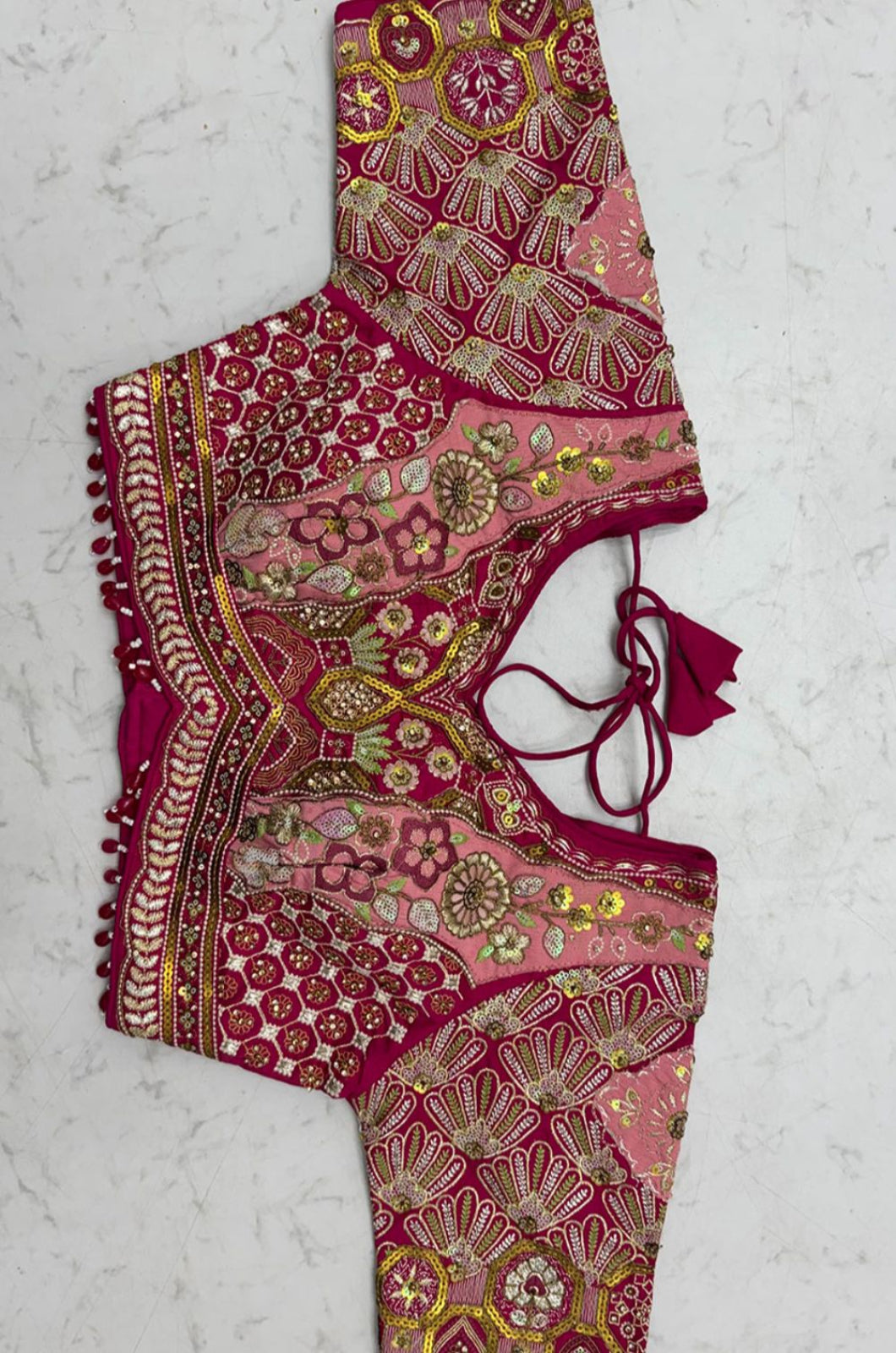 Pink Silk Lehenga Choli - SFANJ3429R