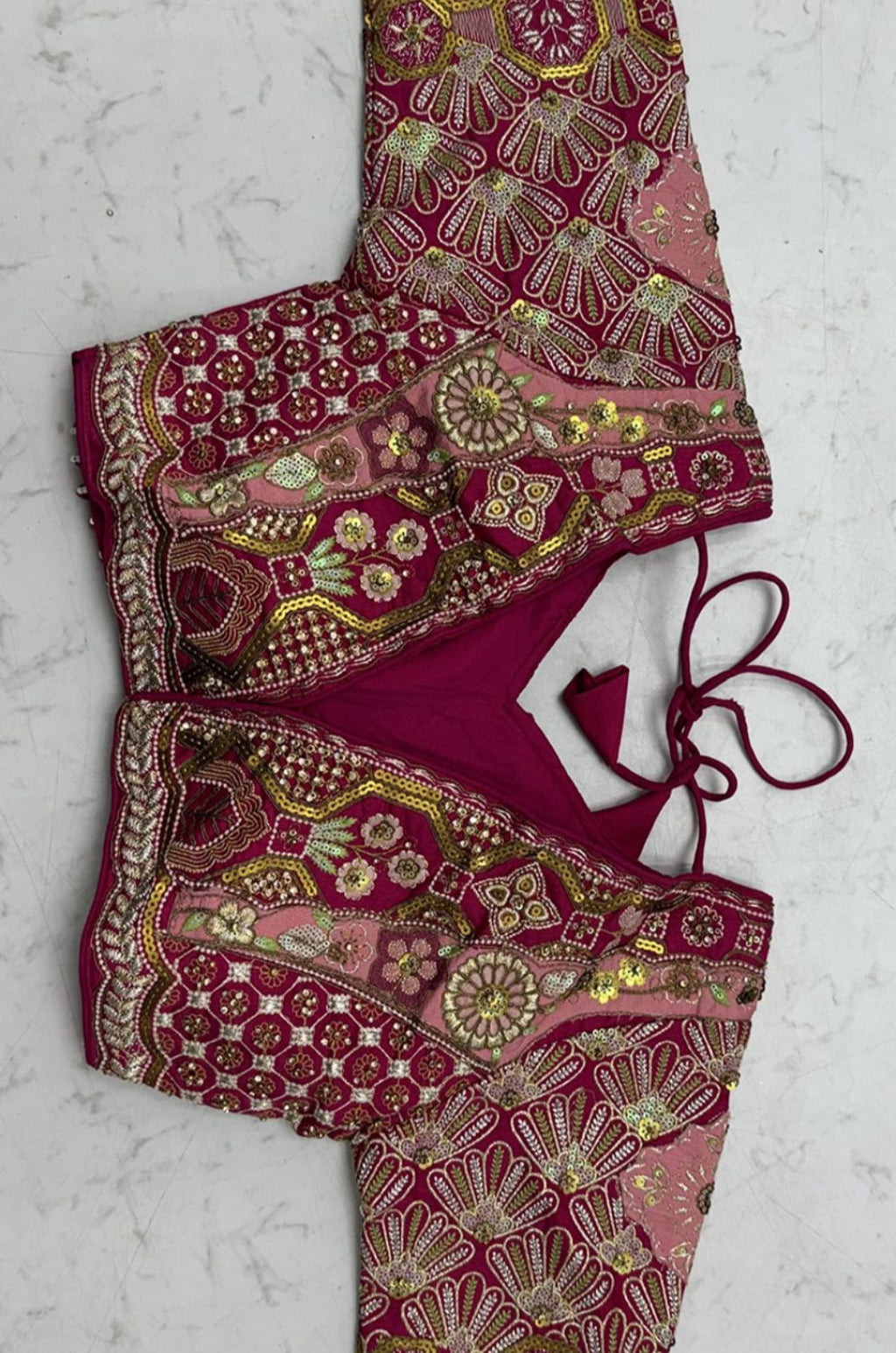 Pink Silk Lehenga Choli - SFANJ3429R