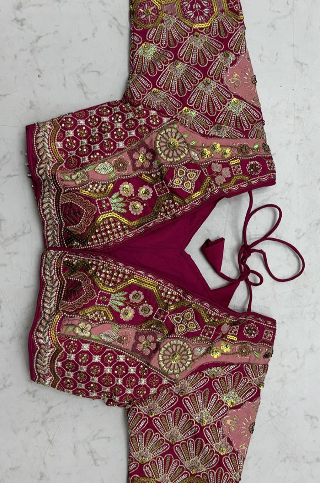 Pink Silk Lehenga Choli - SFANJ3429R