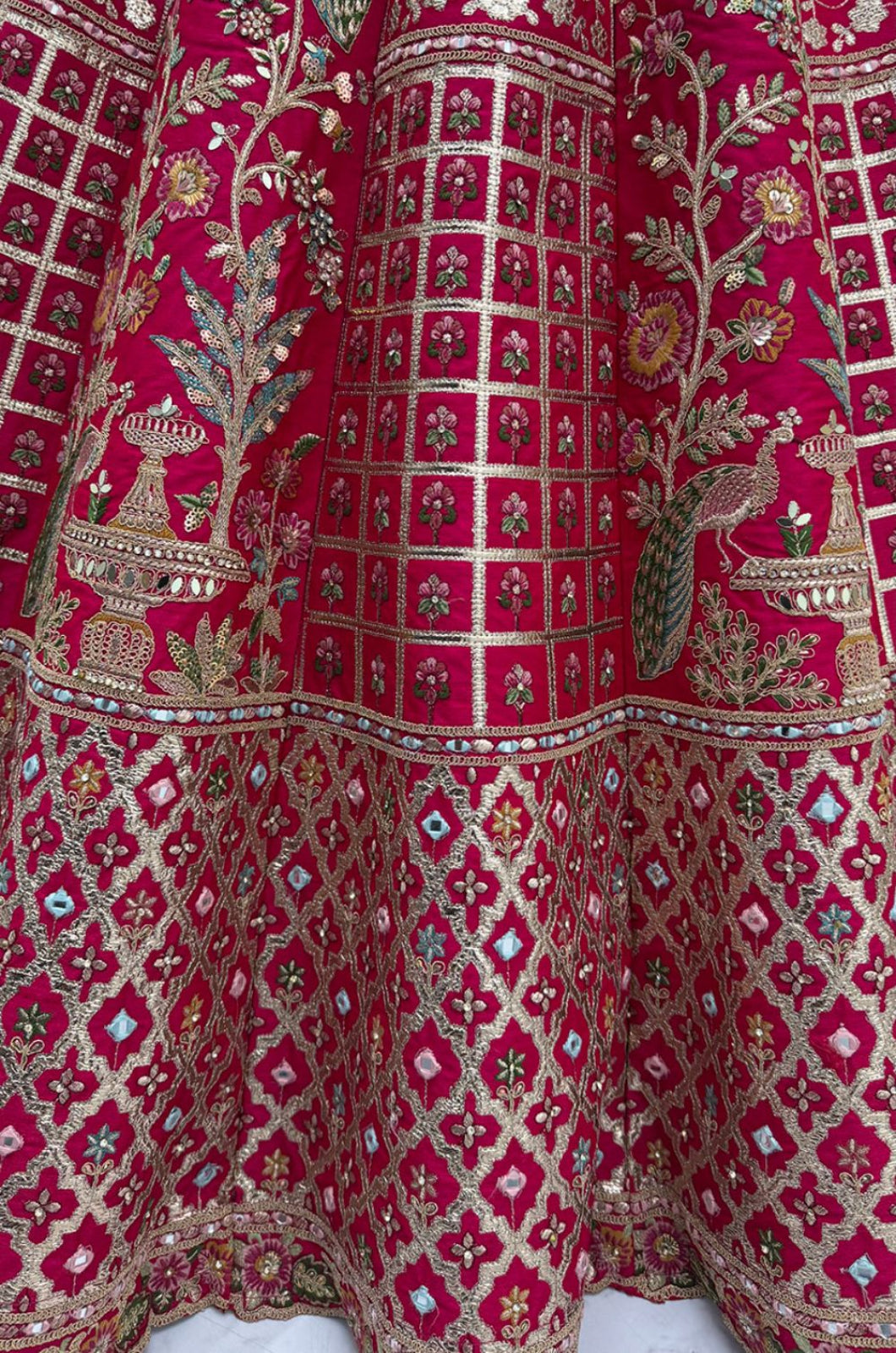 Rani Pink Silk Lehenga Choli - SFANJ3437