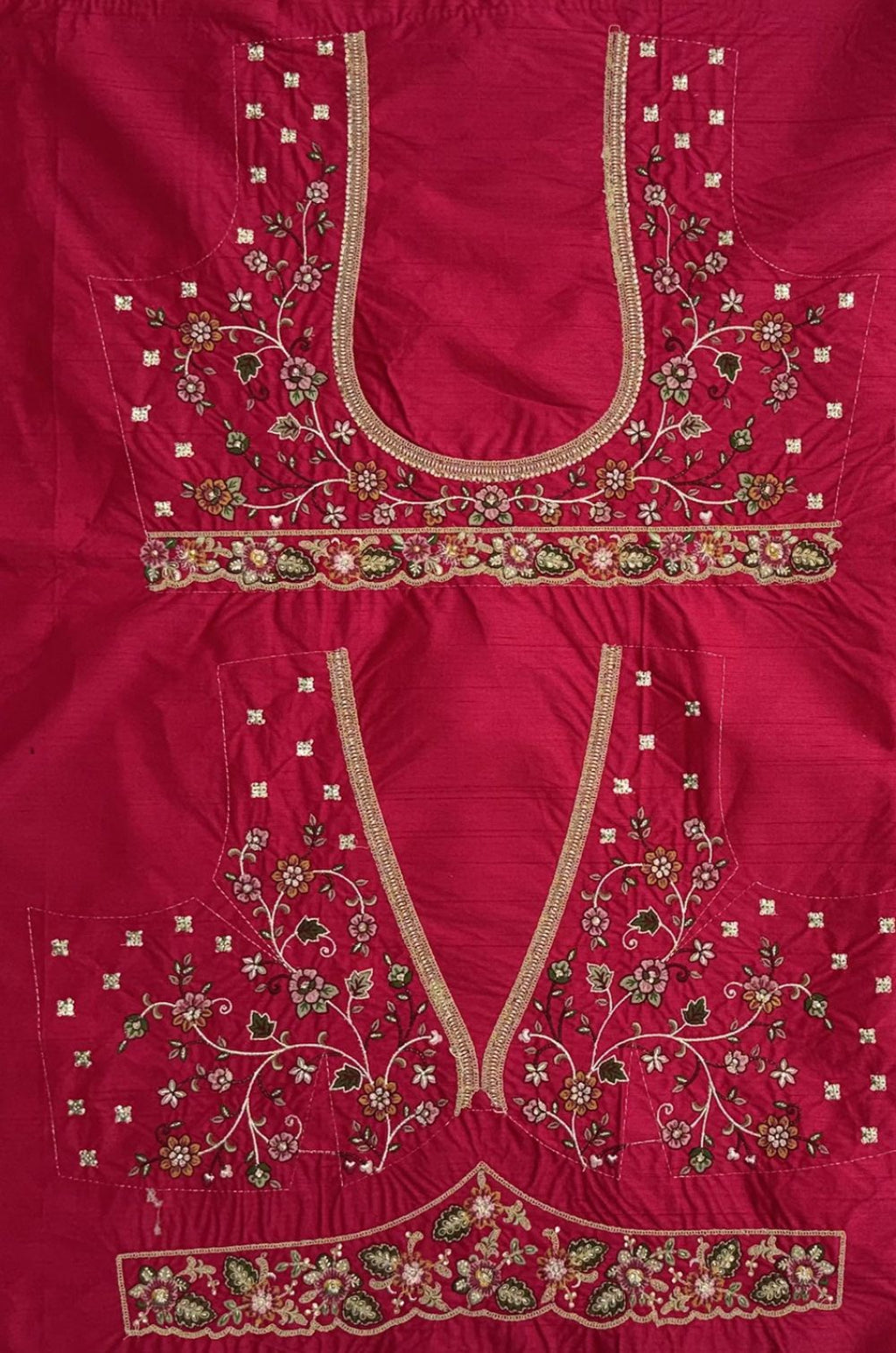 Rani Pink Silk Lehenga Choli - SFANJ3437