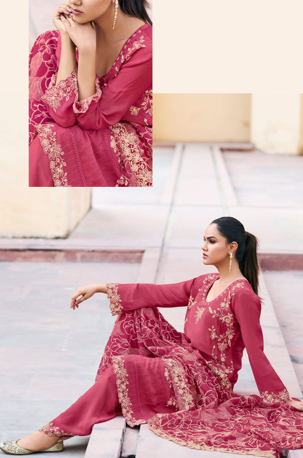 Pink Other Salwar Kameez - SFSMT45503