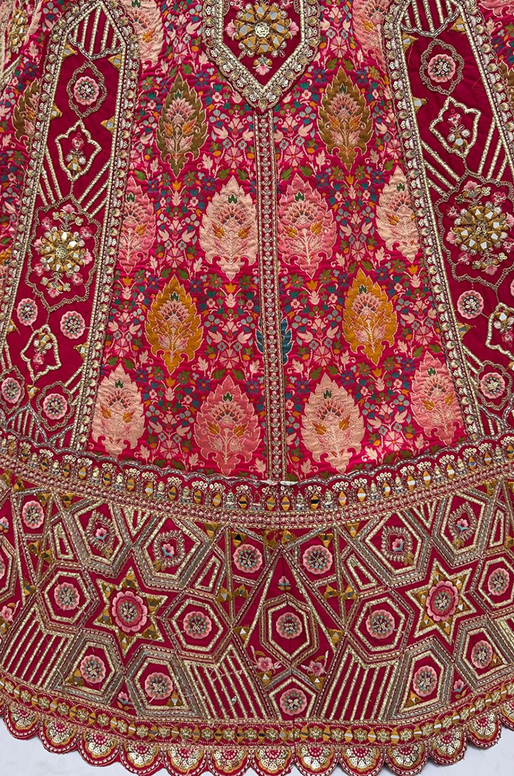 Rani Pink Silk Lehenga Choli - SFANJ3455
