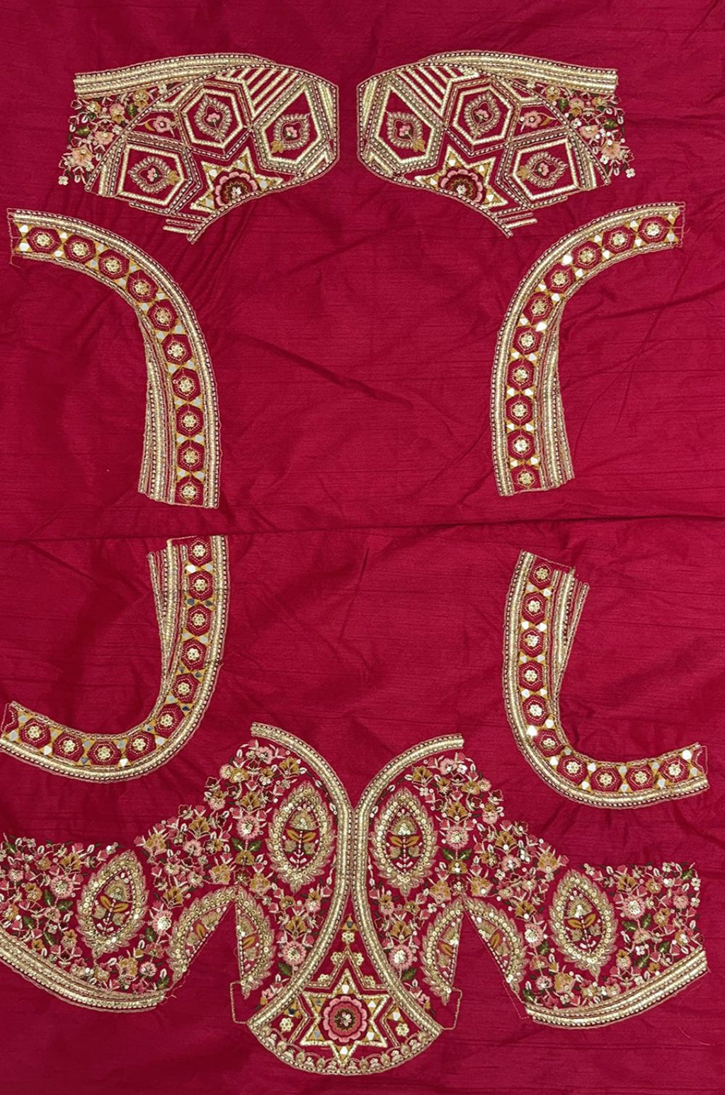 Rani Pink Silk Lehenga Choli - SFANJ3456