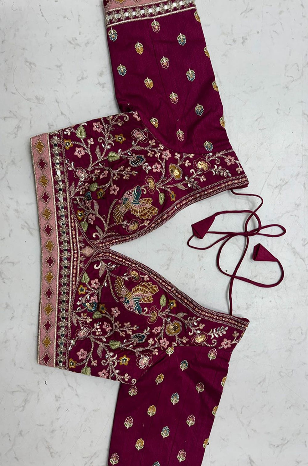 Pink Silk Lehenga Choli - SFANJ3445R
