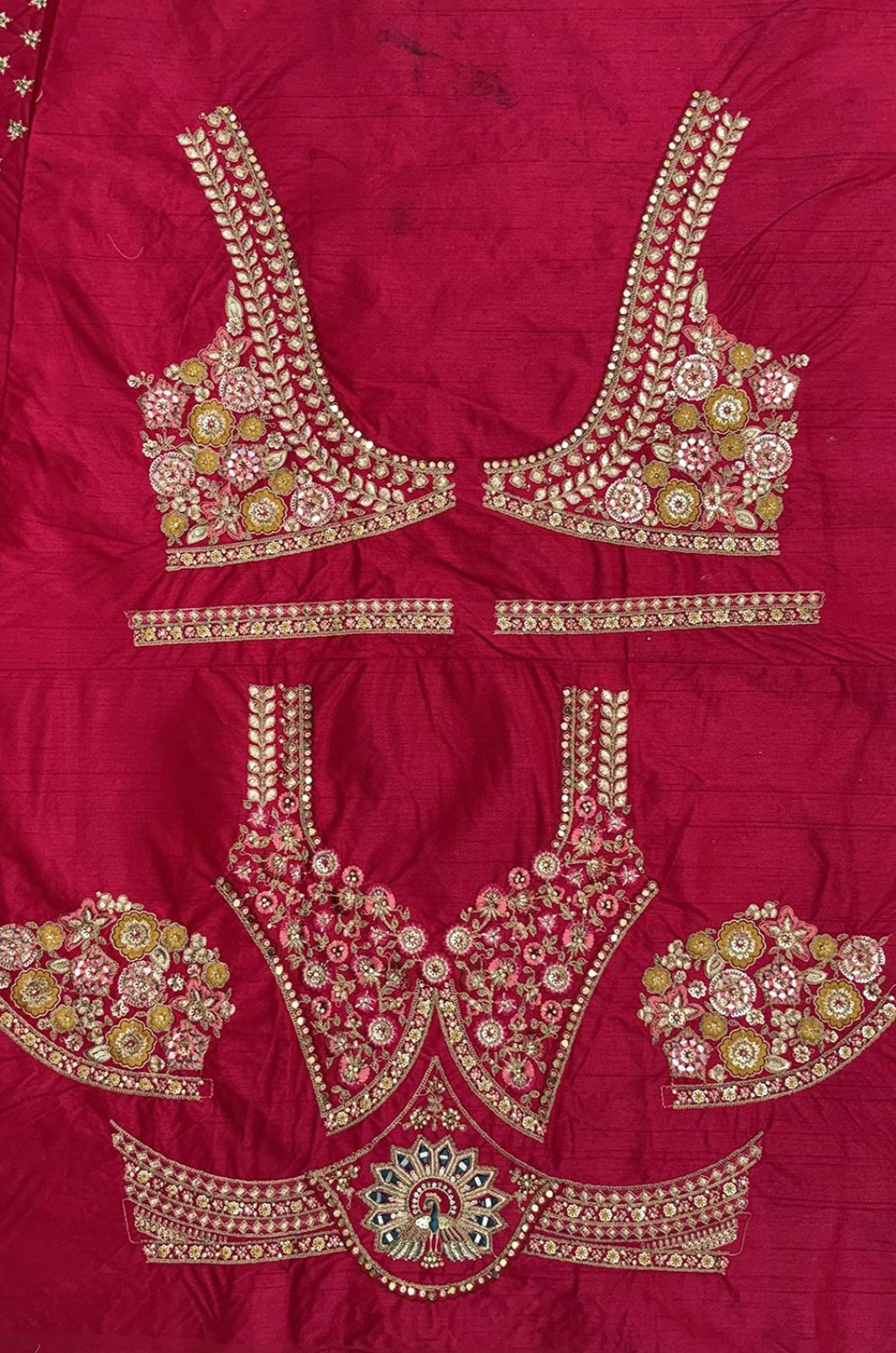 Rani Pink Silk Lehenga Choli - SFANJ3465